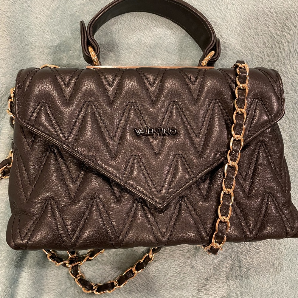 Valentino Lynnd Quilted Leather Crossbody Bag